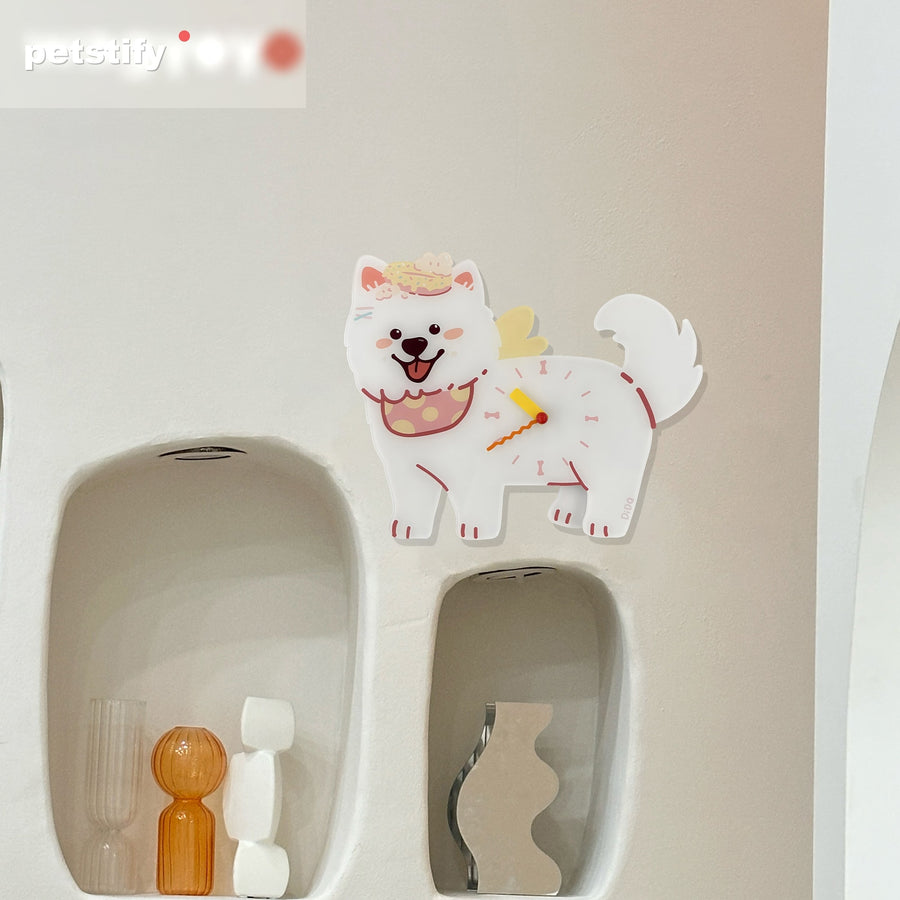 Samoyed Wall Clock