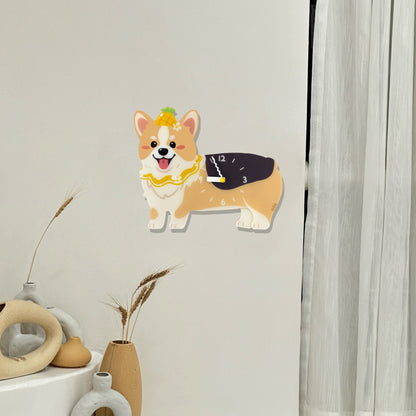 Petstify Corgi acrylic wall clock room wall decor photo