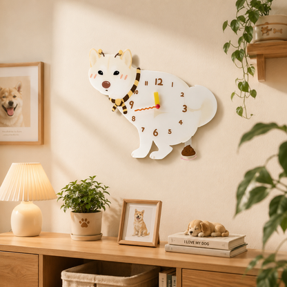 White Shiba Inu in a warm room scene for dog lovers and pet parents