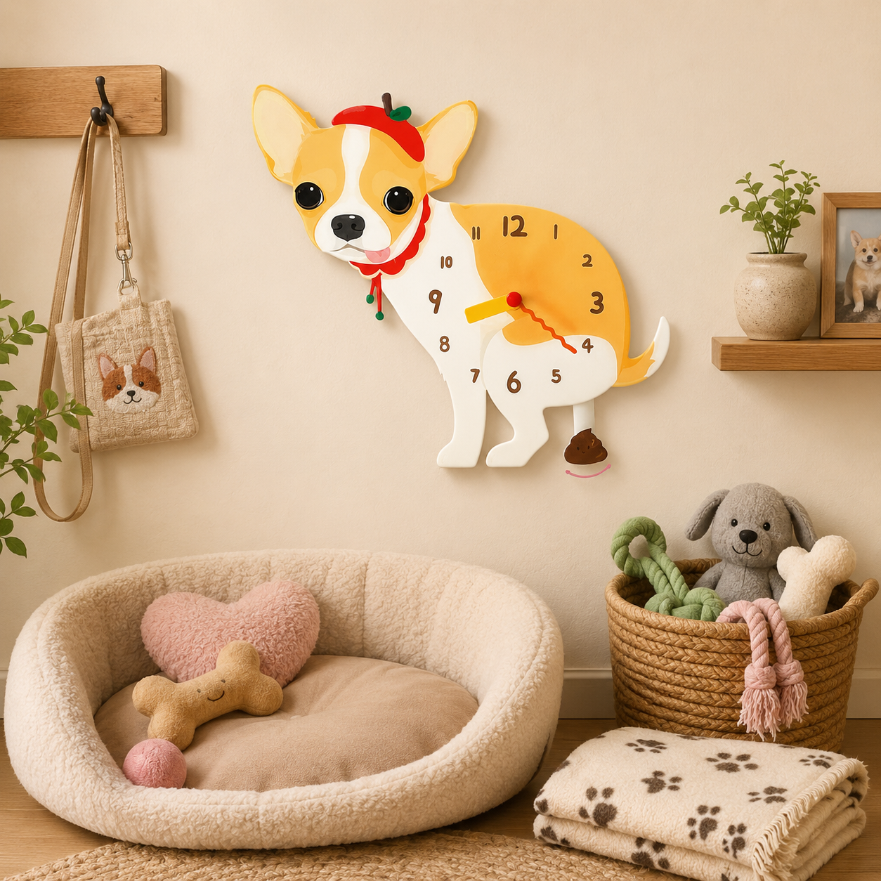 Cream Chihuahua in a warm room scene for dog lovers and pet parents