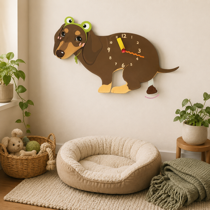 Dachshund in a warm room scene for dog lovers and pet parents