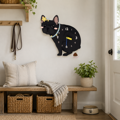 Black French Bulldog in a warm room scene for dog lovers and pet parents