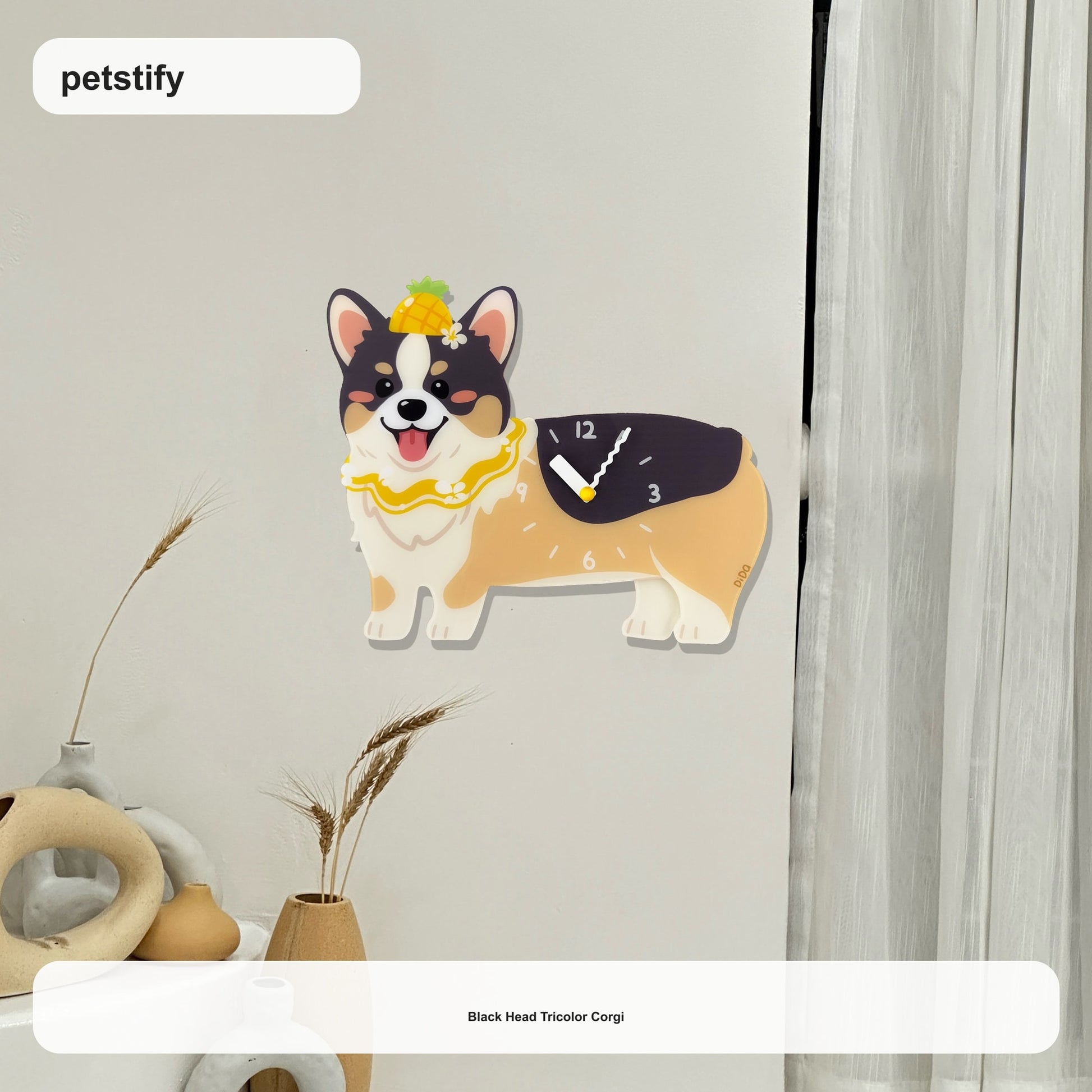 Corgi Wall Clock corgi wall clock variant product media