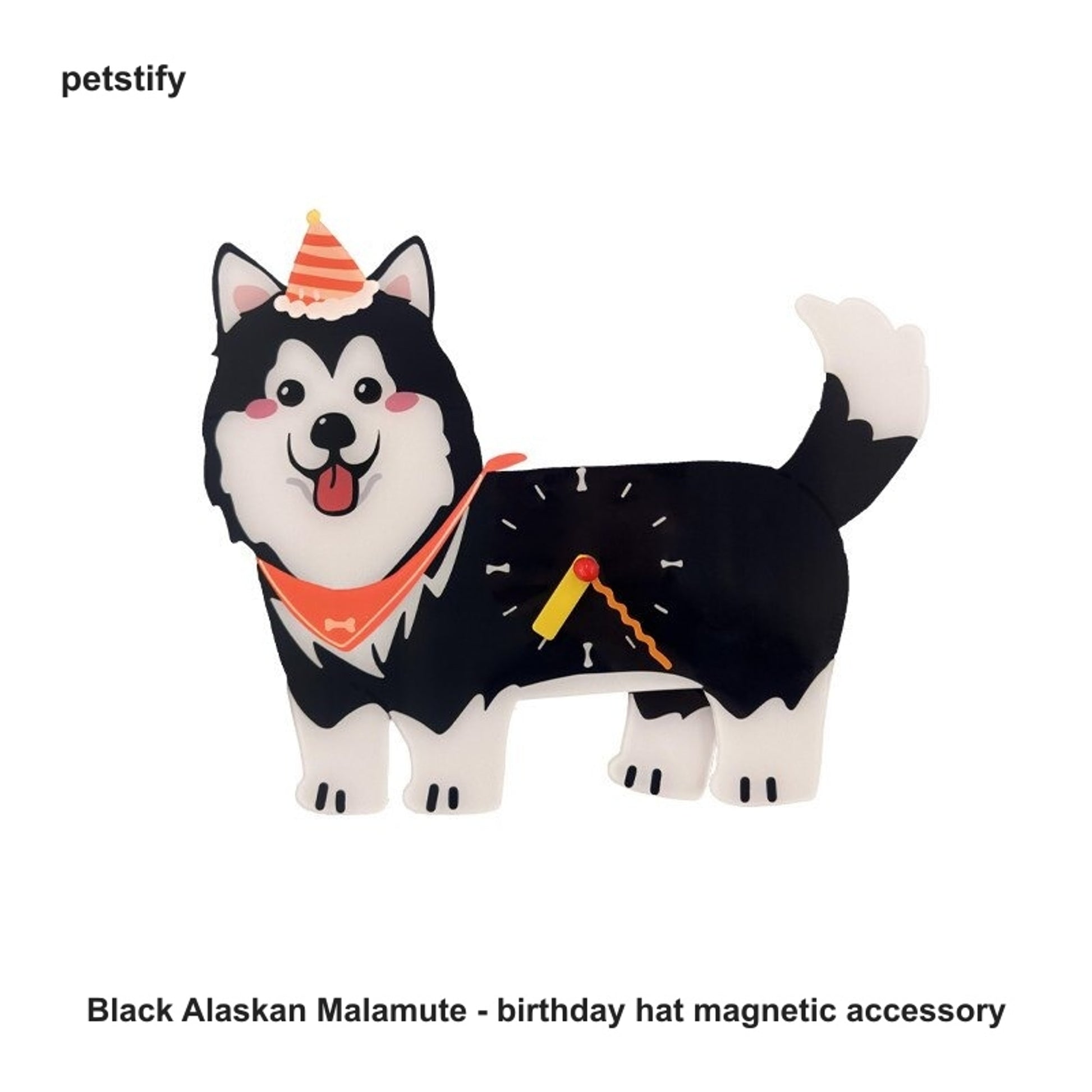 Alaskan Malamute Wall Clock alaskan malamute wall clock variant product media