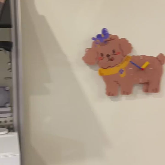 Teddy Poodle Wall Clock teddy poodle wall clock product video product media