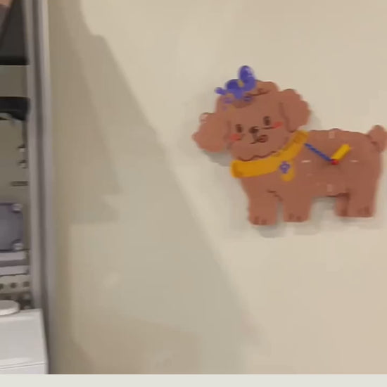 Petstify Teddy Poodle wall clock clean product video